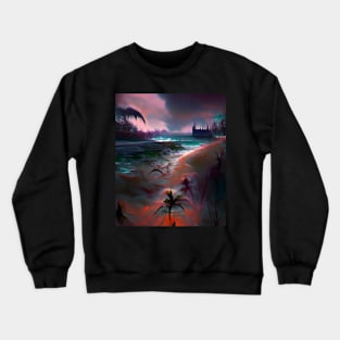 Tropical beach Crewneck Sweatshirt